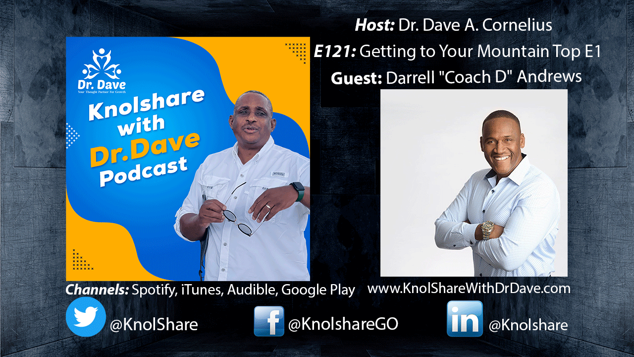 Darrell CoachD Andrews is a guest in the KnolShare with Dr. Dave podcast.