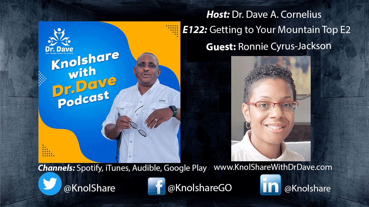 Ronnie Cyrus-Jackson is a guest on the KnolShare with Dr. Dave podcast.